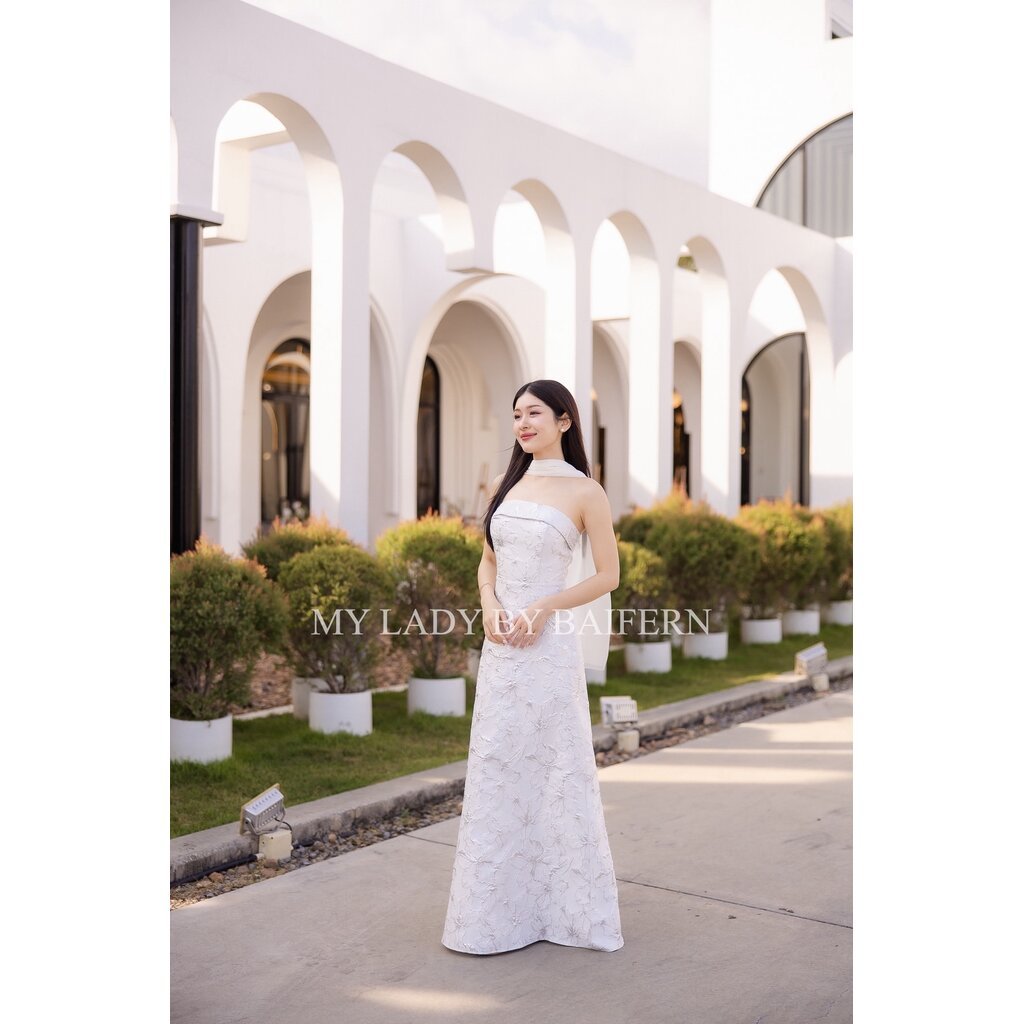 ชุดเดรสไปงานแต่ง ชุดออกงาน MY LADY BY BAIFERN - ML0507