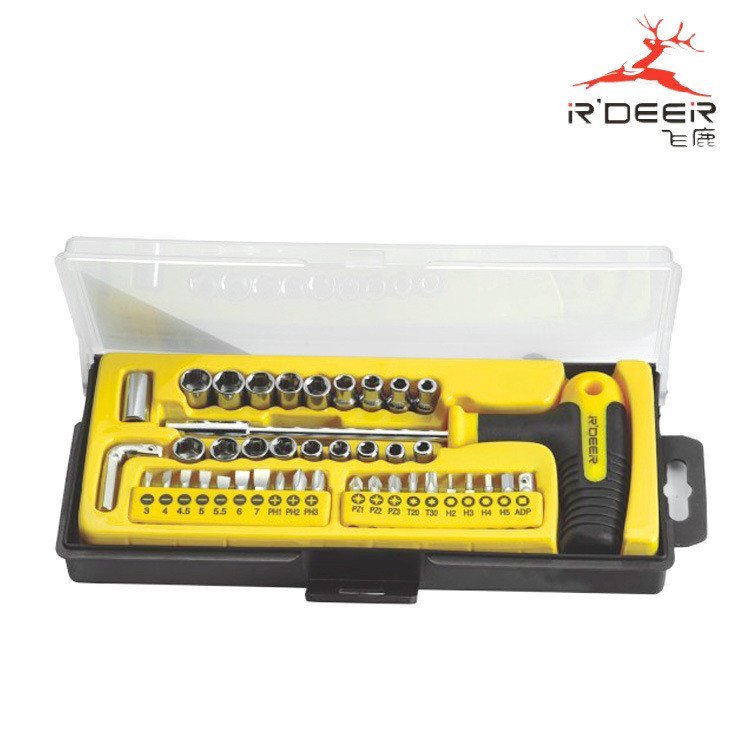 ซ่อมเครื่อง RT-1643 หลอดถอดชิ้นส่วน Air Batch ชุดเครื่องมือชุด 43 เครื่องมือเครื่องมือ Flying Deer ซ