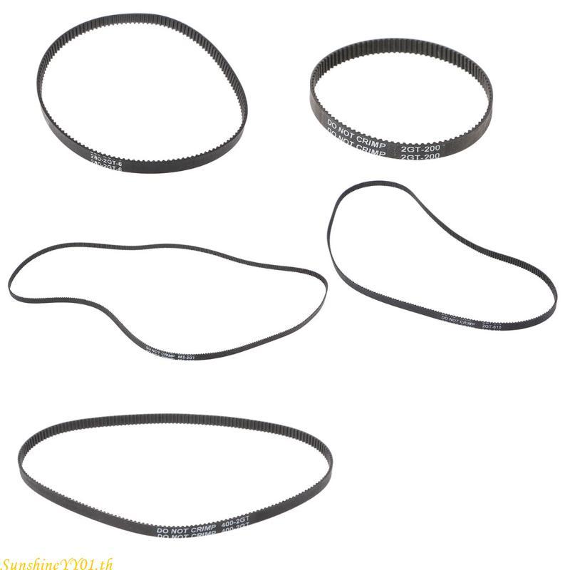 SUN GT2 Timing Belt Closed Loop 3D Printer Accessory 2GT 6mm Closed Synchronous Belt