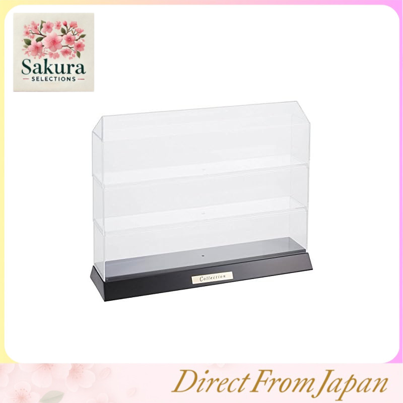 Iseto Figure Case Collection Case S103 Black Width 33.5 × Depth 9.2 × Height 27.2 cm Made in Japan L