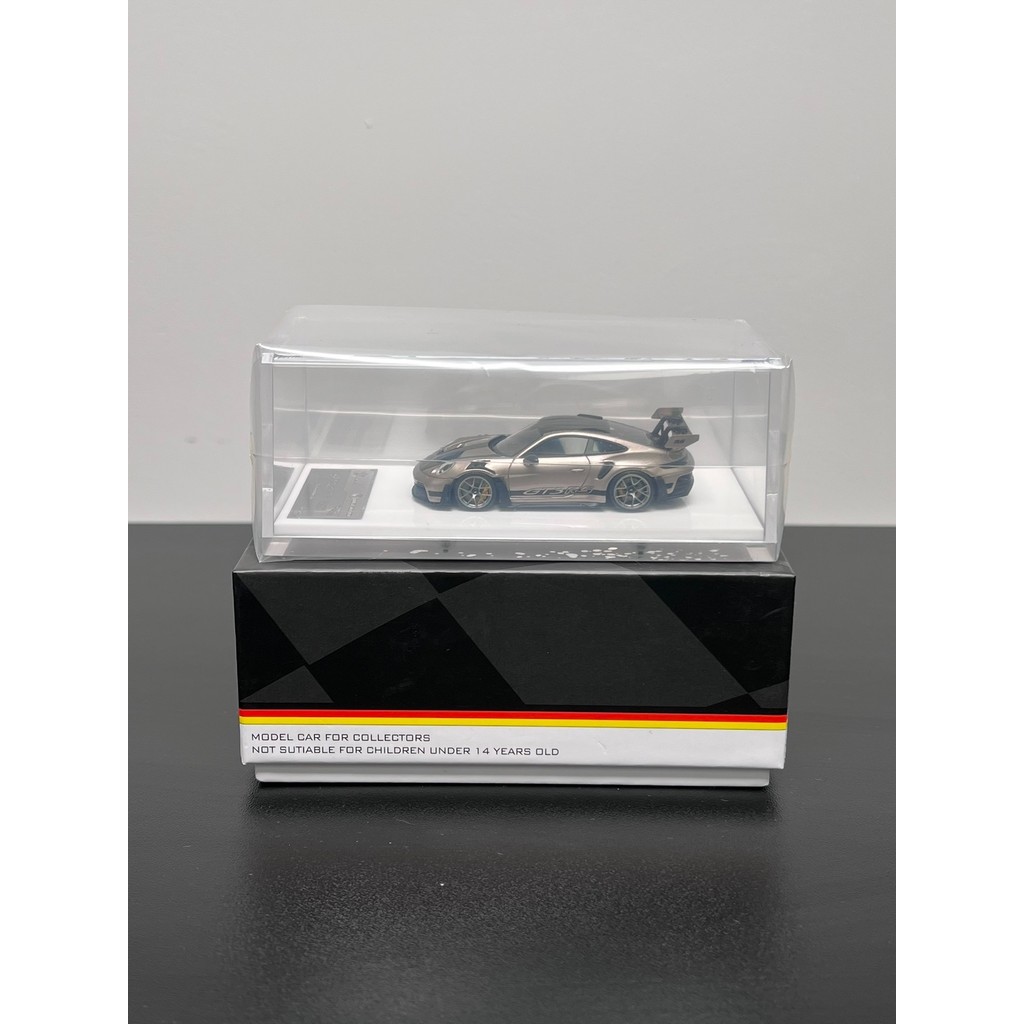 1/64 Fumei 911 GT3 RS Porsche Car Model 992 GT3 RS Palladium ยี่ห้อใหม่ยังไม่ได้เปิด Refreshing Fast