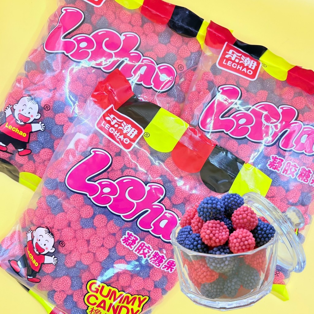 เยลลี่มิกซ์เบอร์รี่ LeChao Mixed Berry Jelly รสชาติเข้มข้น หนึบหนับ เคี้ยวเพลิน ถูกใจสายเบอร์รี่ ขนาดสุดคุ้ม 1 กิโลกรัม