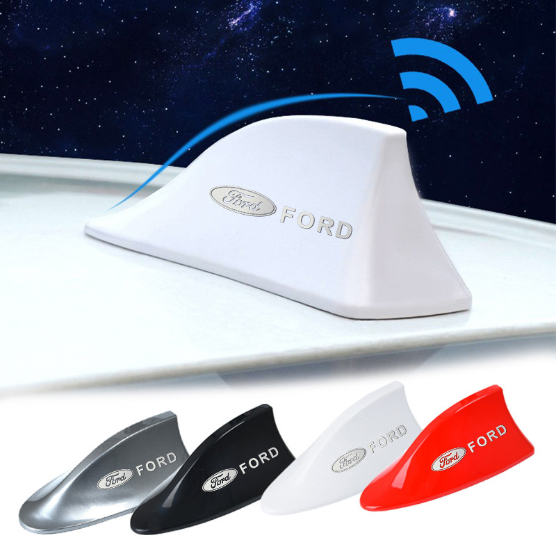 หลังคารถ Top Mount Shark Shape Fin Antenna สัญญาณวิทยุสําหรับ Ford Territory Ecosport Everest Kuga E