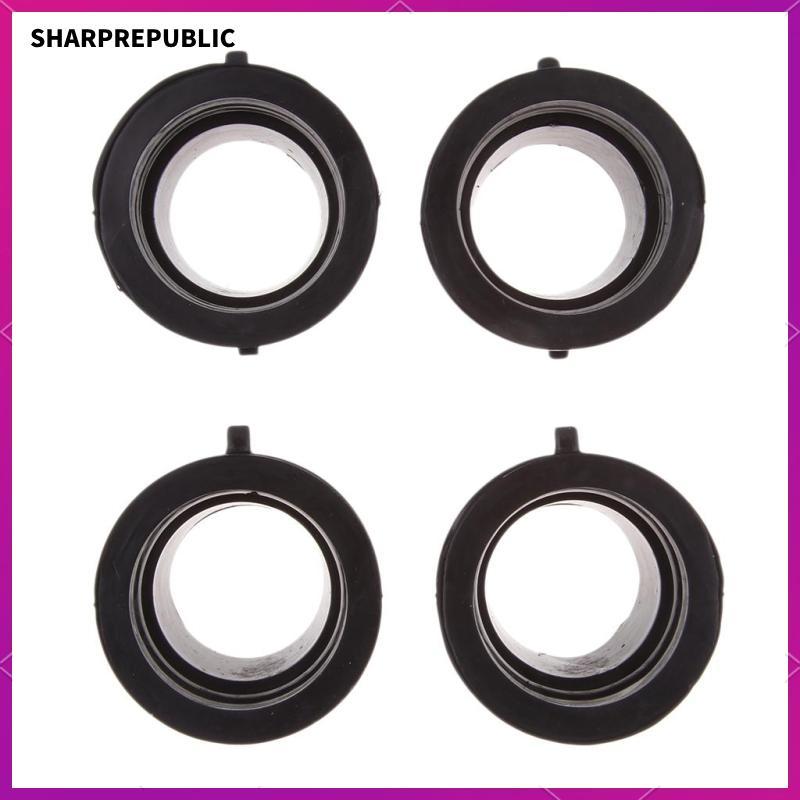 [Sharprepublic] อะแดปเตอร์ข้อต่อท่อร่วมไอดีคาร์บูเรเตอร์ 4 ชิ้นสําหรับ CB400 (CB400SF)