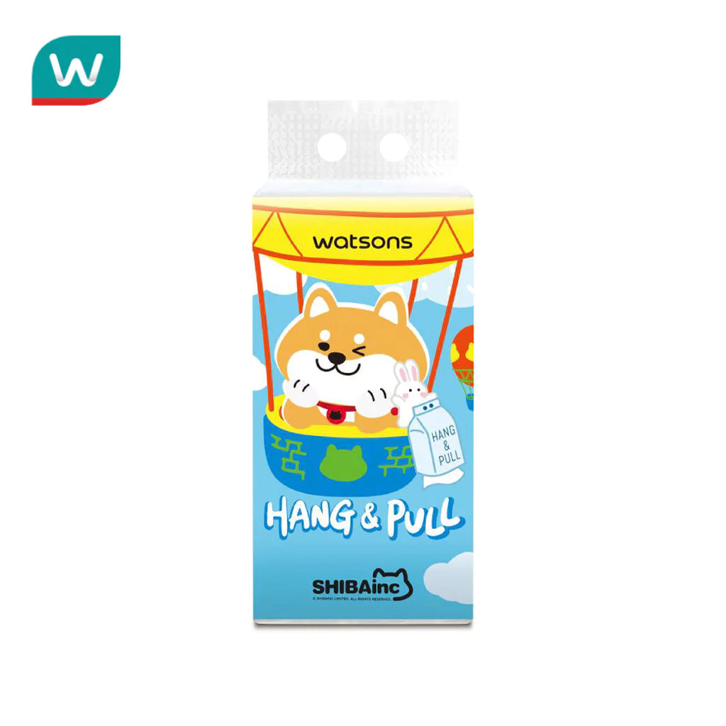 Watsons วัตสัน Shibainc กระดาษทิชชู่แบบแขวน หนา 4ชั้น 320แผ่น.