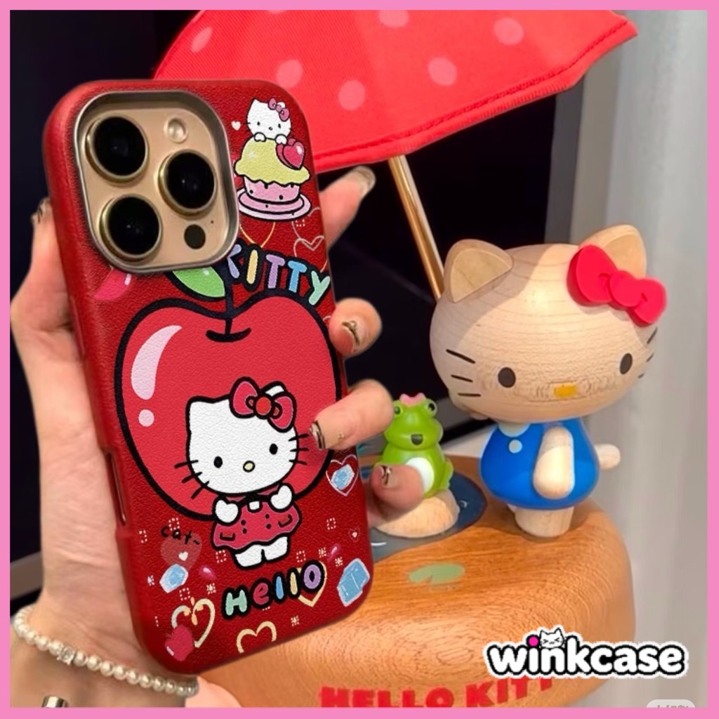 🍎cute kittl🍎 ความทรงจำ เคสมือถือ case for iPhone17 11 13 16Pro Max 15PLUS/14/12/XS Max/XR/X 8/7 Plus กรณีโทรศัพท์ผิวลาย