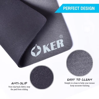 OKER 1030 OPTICAL MOUSE PAD แผ่นรองเม้าส์ แผ่นรองเมาส์แบบสั้น หนา 3 มม.