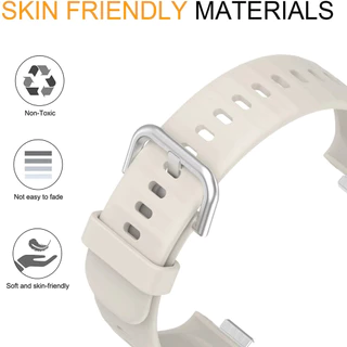 สายรัดกีฬาซิลิโคนสำหรับ Huawei Watch Fit 5/5 Pro/4/4 Pro สายเคเบิลสายรัดข้อมือยางอ่อนอุปกรณ์เสริมสร้อยข้อมือเปลี่ยน