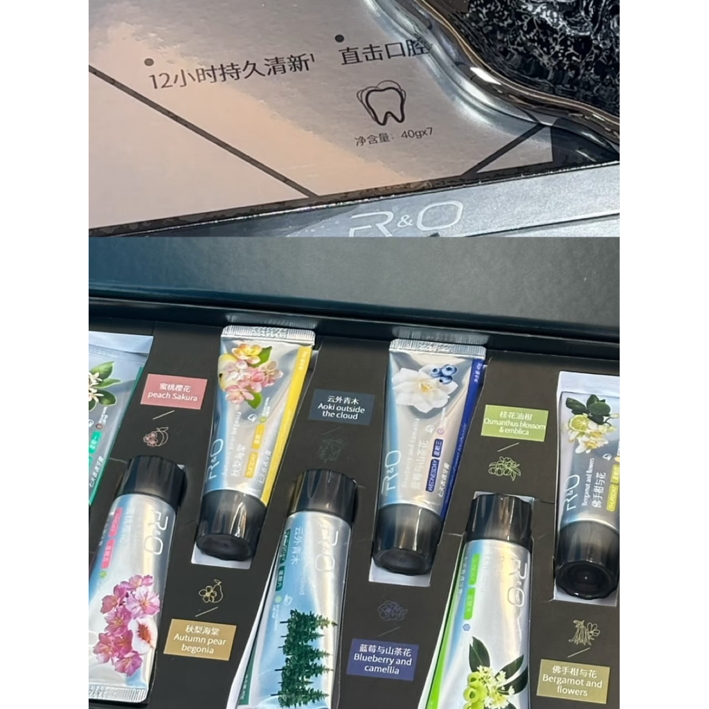 R & O · RO Seven Days Fragrance Meets กล่องของขวัญยาสีฟัน!Fresh Breath Fresh Oral ของที่ระลึก