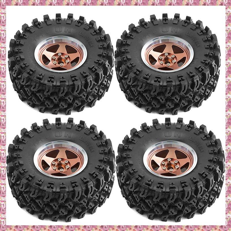 [VCR] Metal Beadlock Wheel Beadlock Wheel Beadlock ล้อยางสีน้ําตาล