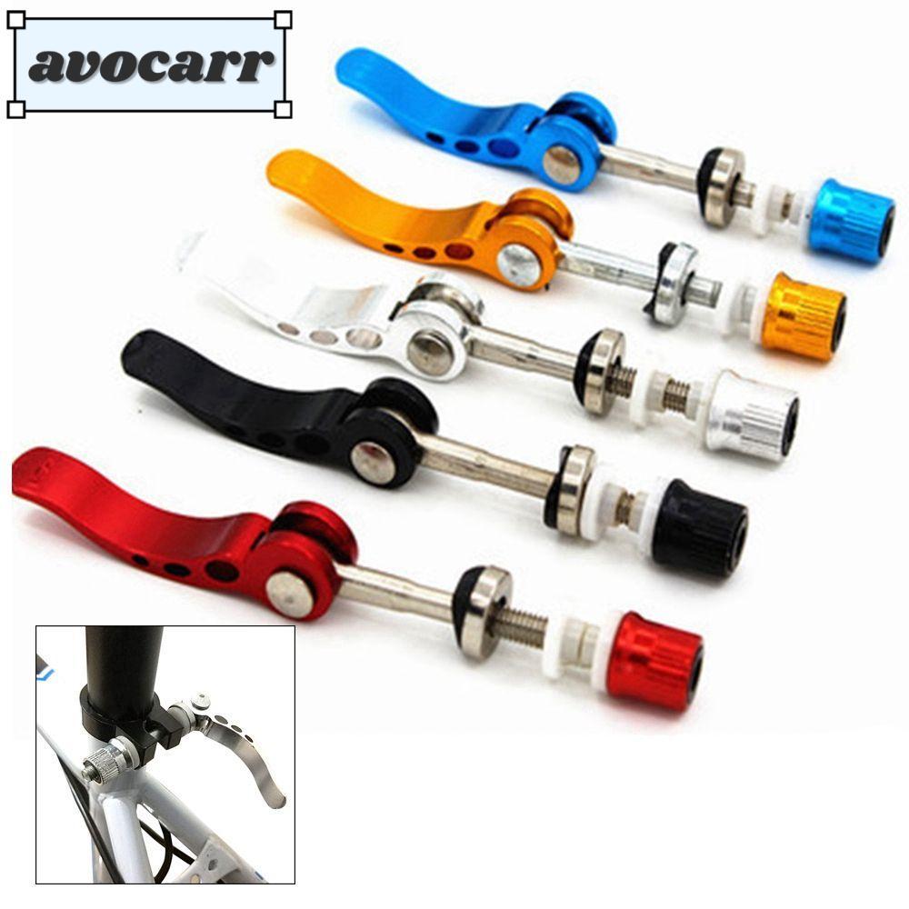 AVOCAR 1 ชิ้น Seatpost Tube Clamp Quick Release Hot Aluminium Alloy อุปกรณ์เสริมจักรยานเสือภูเขา