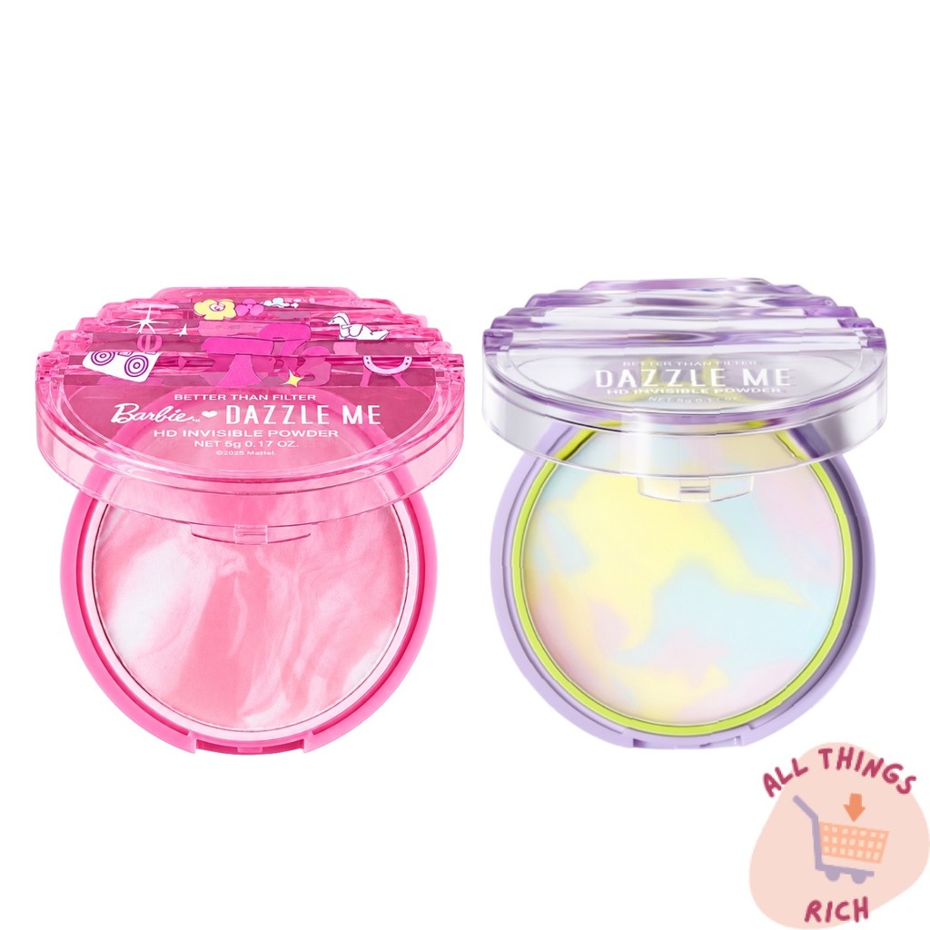 Barbie x DAZZLE ME Better Than Filter HD Invisible Powder แดซเซิล มี นวัตกรรม แป้ง เบลอรูขุมขน