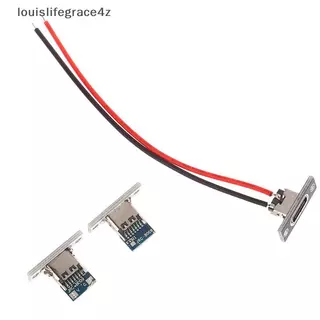USB Ja Type-C 2Pin 2P 4P กันน้ํา Strip Line Of Solder Joint หญิงเชื่อมต่อ Ja ชาร์จพอร์ต USB Type C Soet Connector