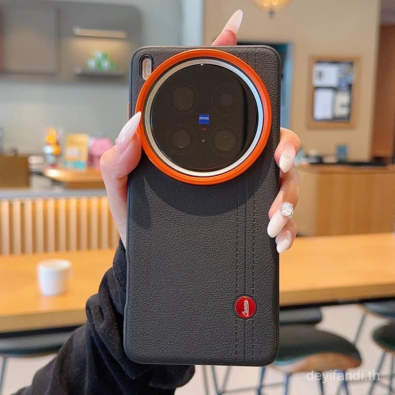 เคสสําหรับ vivo X300 Ultra X300S X300 Pro หรูหราหนัง PU แบบแข็งกันกระแทกฝาหลังป้องกัน