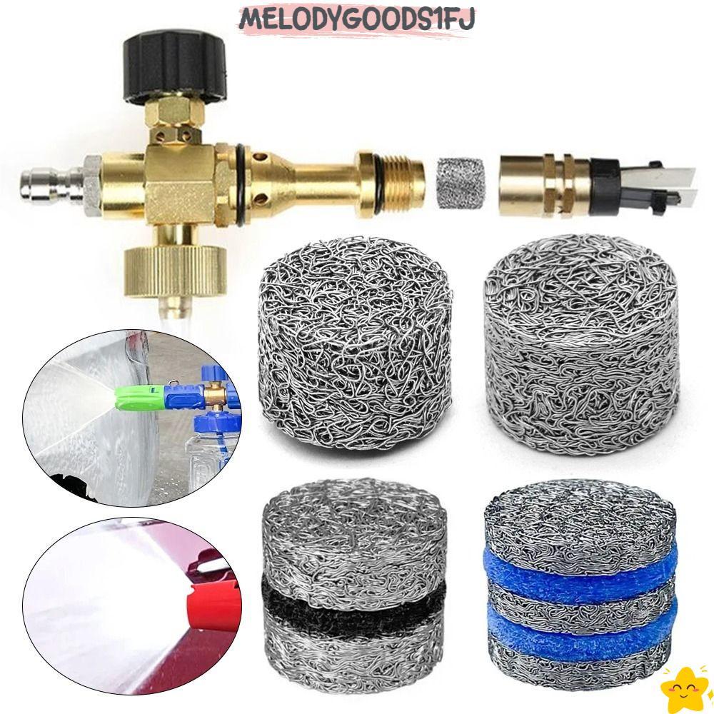 MELODYGOODS1FJ 1 ชิ้นเคล็ดลับหัวฉีด Orifice,หิมะโฟม Lance ชิ้นส่วน Multi-layer ตาข่ายหัวฉีด, 3000 PSI Richer Lather สําหรับแรงดันสูงเครื่องซักผ้าโฟม Maker กรอง