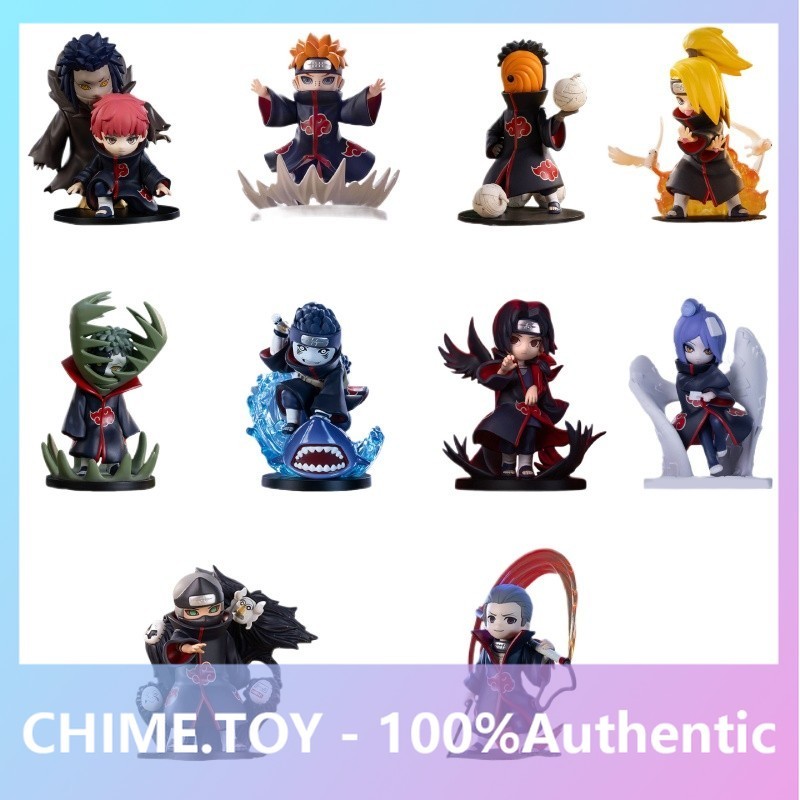 P POPMART POPMART Naruto Shippuden vs Xiao Organization Series Mystery Box ของขวัญเล่นอินเทรนด์