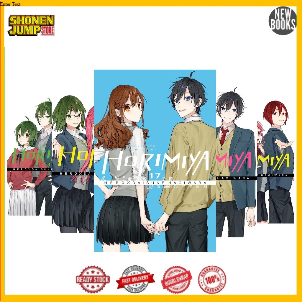 Horimiya Manga, 17 เล่ม Series (ภาษาอังกฤษ) By HERO
