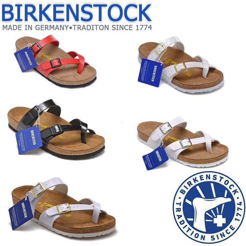 Birkenstock Birkenstock Birkenstock Birkenstock Birkenstock Birkenstock แฟชั่นชุดรองเท้าแตะกันลื่นระ