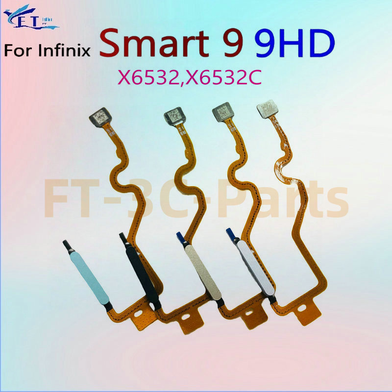 สําหรับ Infinix Smart 9 9 HD X6532 X6532C นิ้วพิมพ์เซ็นเซอร์ลายนิ้วมือ Flex เปลี่ยนชิ้นส่วน