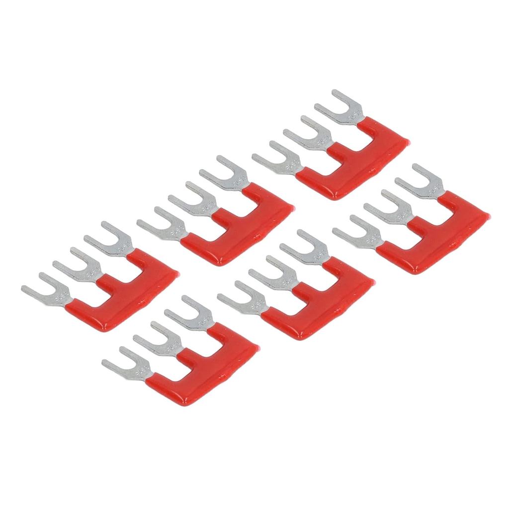 Jumper Block Terminal Strips, Copper Conductor 400V 15A Barrier Fork Type Stripe Cuttable สําหรับการ