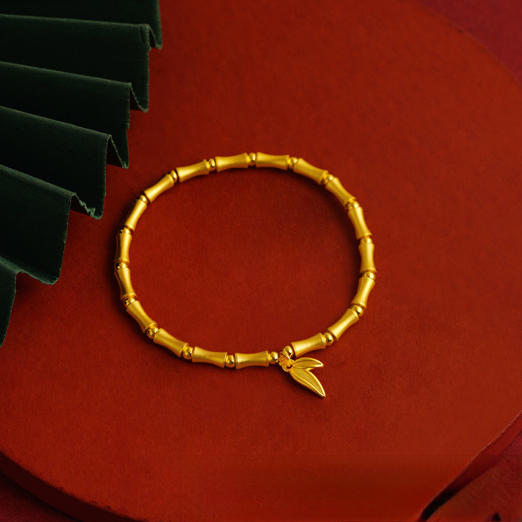 สร้อยข้อมือปมไม้ไผ่สไตล์จีนใหม่ พรีเมียม - รูปที่ 3