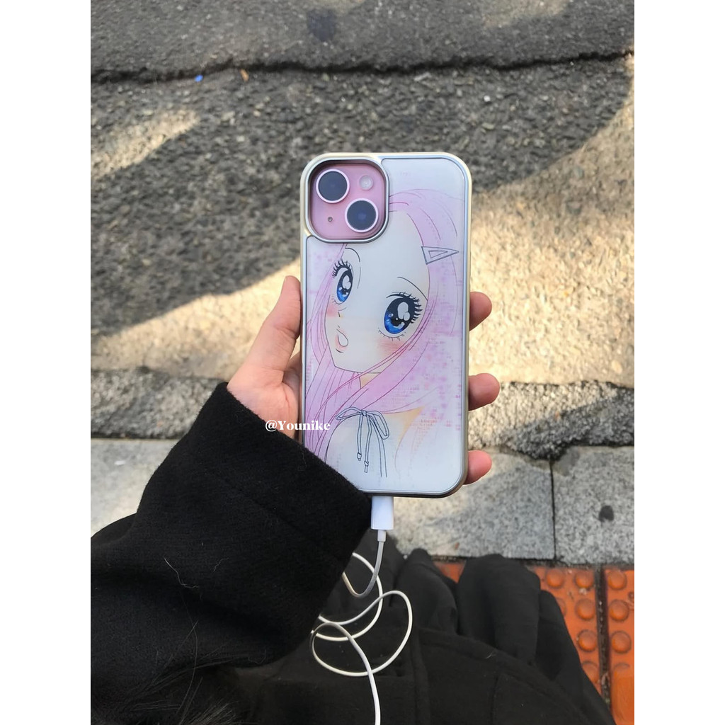 2026 สไตล์ใหม่สไตล์เกาหลีแฟชั่นญี่ปุ่นหวานเย็นเหมาะสําหรับ iphone17pro/17promax เคสป้องกัน Apple 16 เคสโทรศัพท์ 16promax เคสป้องกัน 15/13/14 เคส 11/12