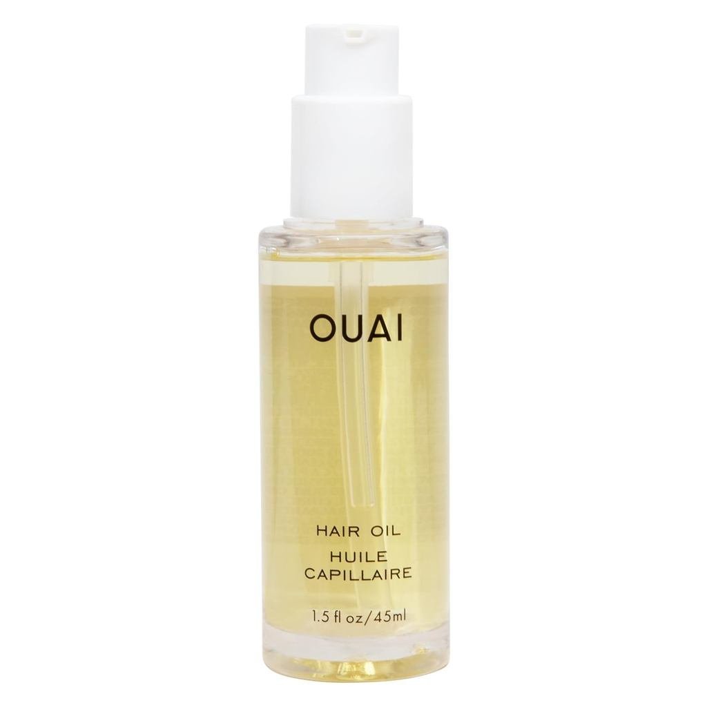 OUAI Hair Oil - น้ํามันป้องกันความร้อนสําหรับการควบคุม Frizz - เพิ่ม Shine และ Smooths Split Ends - 