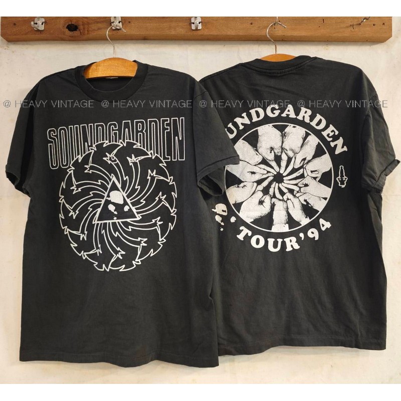 SOUNDGARDEN SUPERUNKNOWN 1994 Bio Washed เสื้อวินเทจ เสื้อทัวร์ วงร๊อค papamama vintage shirt