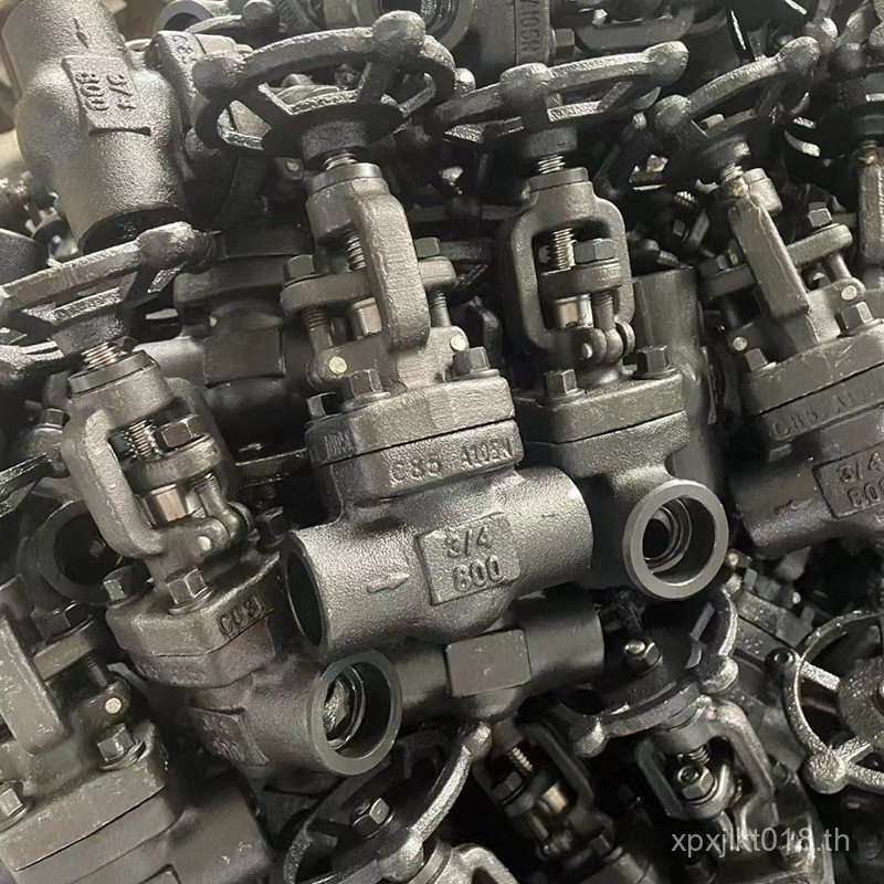 A105N แรงดันสูงตัดซ็อกเก็ตบัดกรีประตูวาล์วเหล็กปลอม J61H ตัดวาล์วตัด-ปิดวาล์ว J41H-25C อเมริกันมาตรฐ