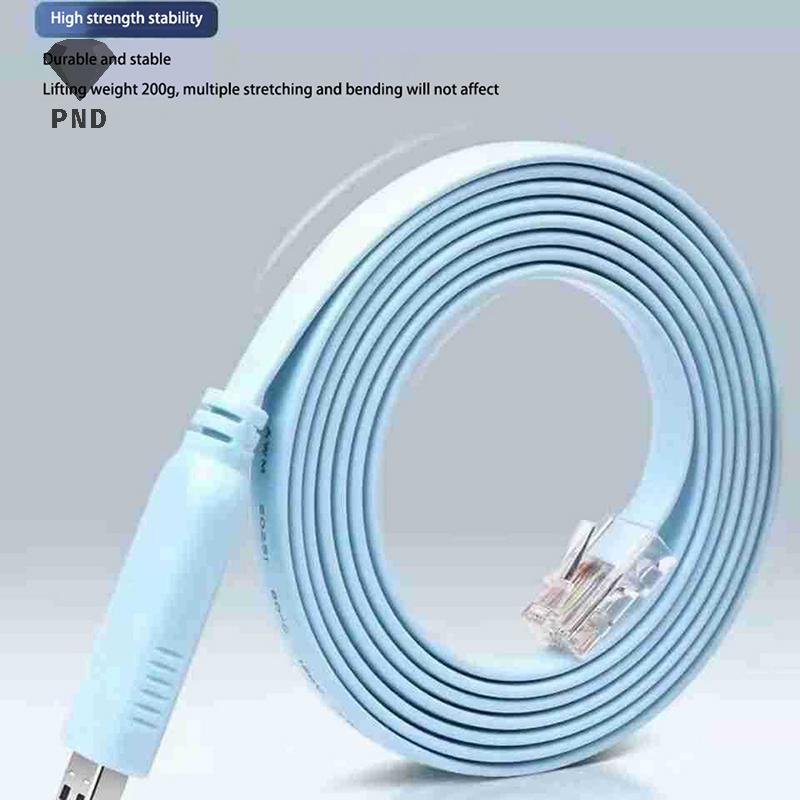 PND 1/1.51.8/3M USB To RJ45 สําหรับ Cisco USB คอนโซลสาย Debug สําหรับ Cisco H3C HP Arba 9306 Huawei 