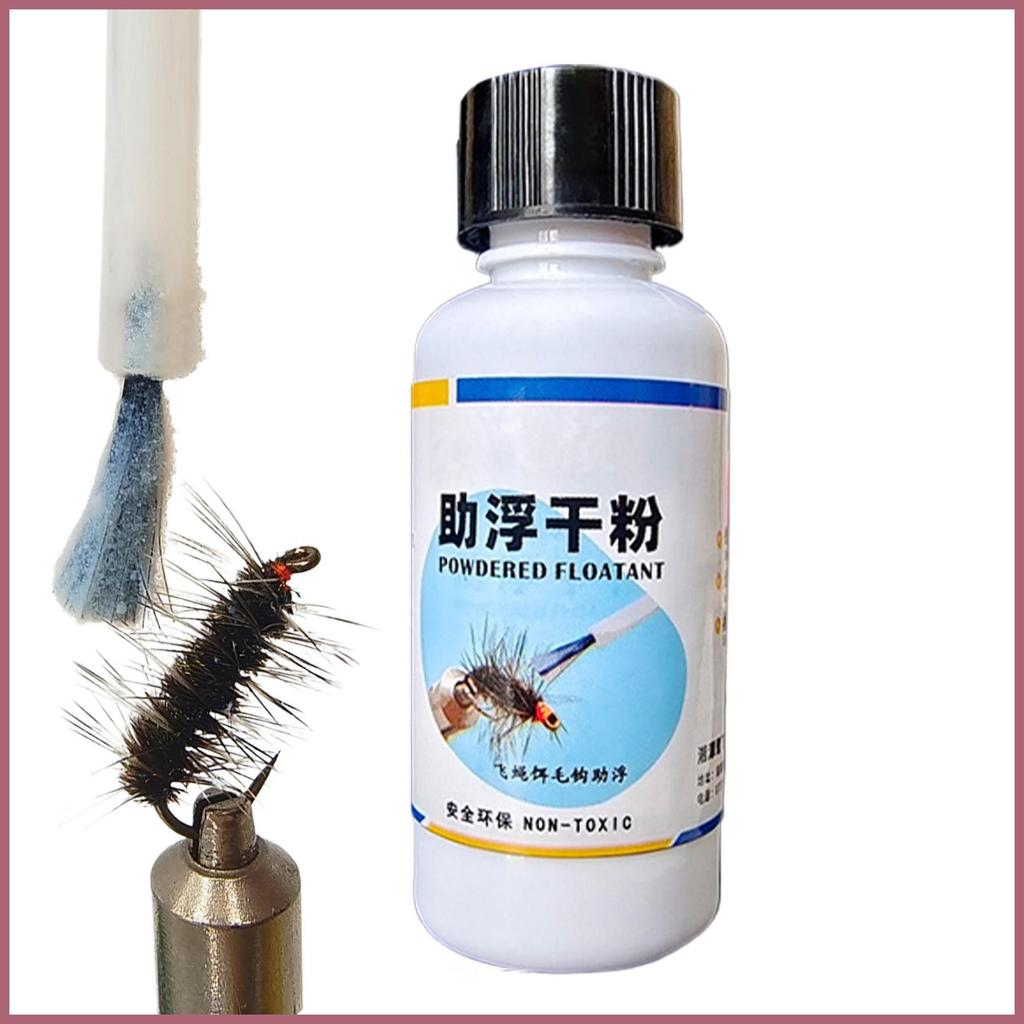 Floatant สําหรับ Dry Fly ตกปลาเครื่องมือแป้ง Floatant Long-Lasting Fly Powder อุปกรณ์ตกปลาตกปลา jinnerth