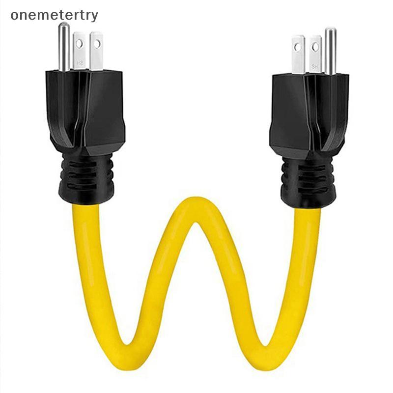 EM 3 Prong ชายสายไฟสําหรับ Transfer Switch คู่ชาย 5-15P 12AWG 125V US Plug เครื่องกําเนิดไฟฟ้าอะแดปเ