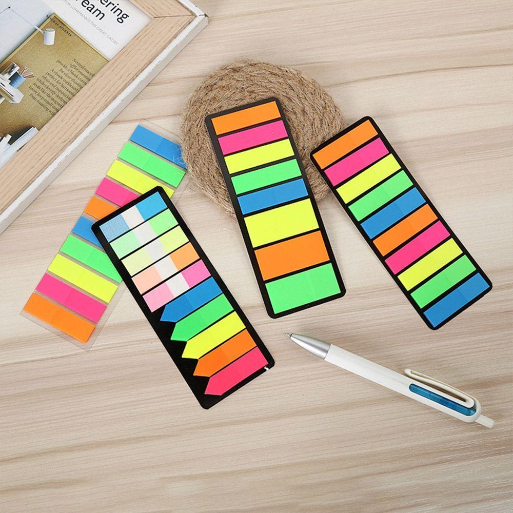 ROSEGOOD ที่คั่นหนังสือเครื่องเขียน Note Sticky Notes สติ๊กเกอร์วางแผนกาว