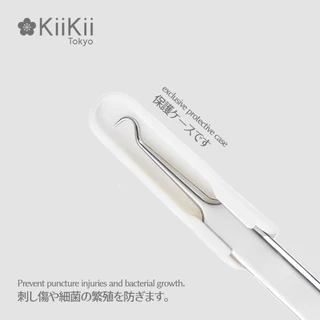 KiiKii ที่กดสิว Curved เข็มเจาะสิว เหล็กกดสิว เข็มสแตนเลส ด้ามกด ใช้งานสะดวก สำหรับดูแลผิวหน้า