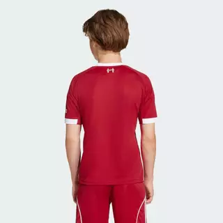 adidas ฟุตบอล เสื้อฟุตบอลชุดเหย้า Liverpool FC 25/26 เด็ก สีแดง JV6436