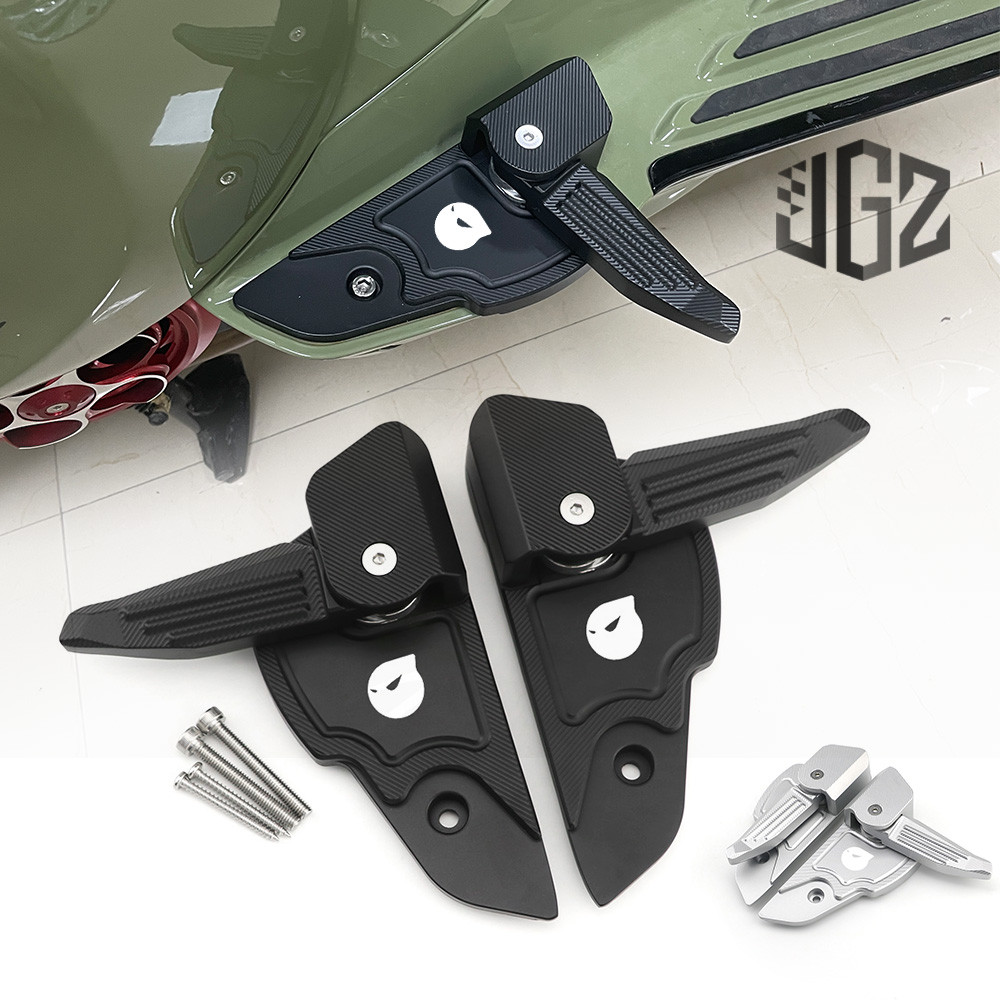 Marus logo พักเท้า​ แต่ง 1 คู่ สำหรับ VESPA Sprint Primavera 150 2024 2025 my24 Sprint s150 Tech