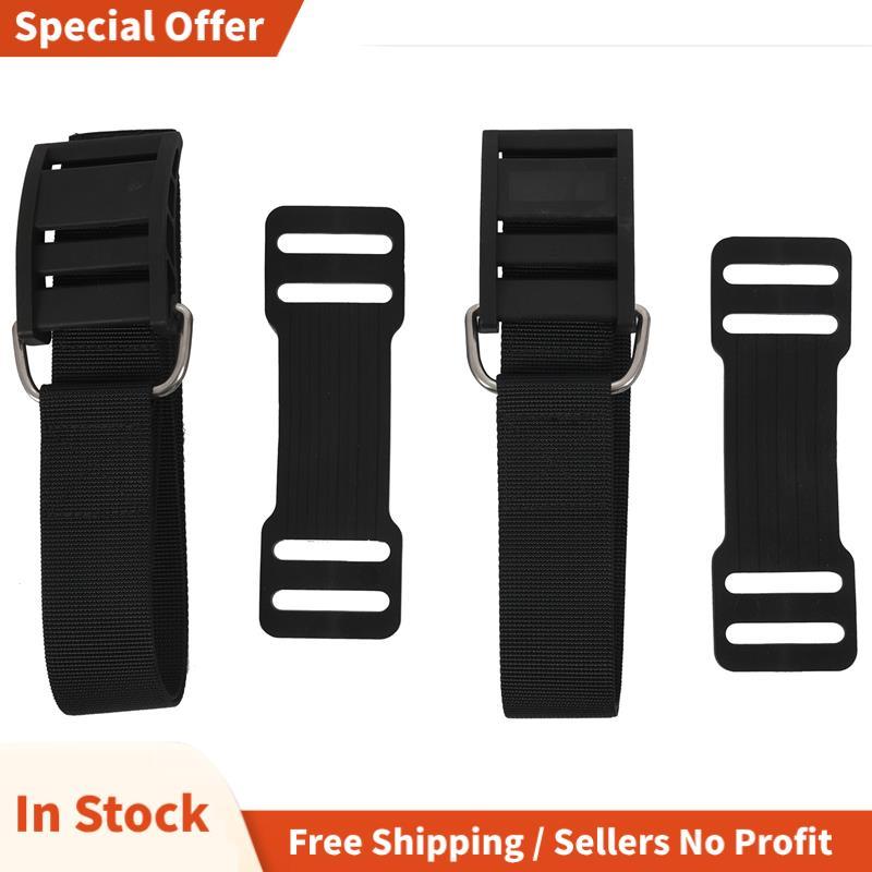 2 ชิ้นดําน้ําดําน้ําสายคล้องคอ BCD สายคล้องคอน้ําหนัก Webbing เข็มขัดหัวเข็มขัด Diver อุปกรณ์