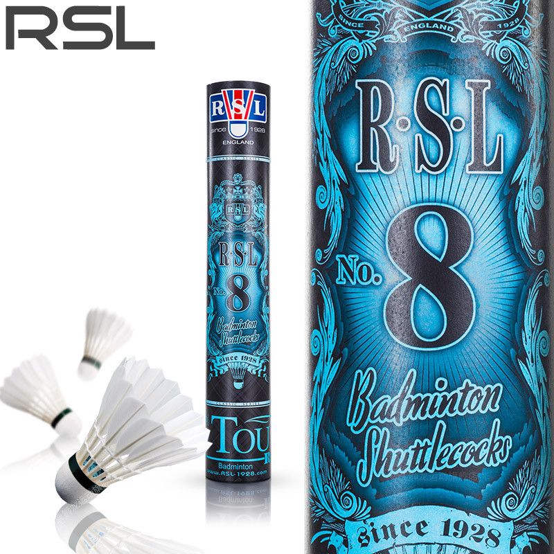 แบดมินตัน RSL Asia Lion DragonNo. 8ลูกบอล 77 ความเร็วของแท้อย่างเป็นทางการทนทานเกมการฝึกอบรมมืออาชีพ