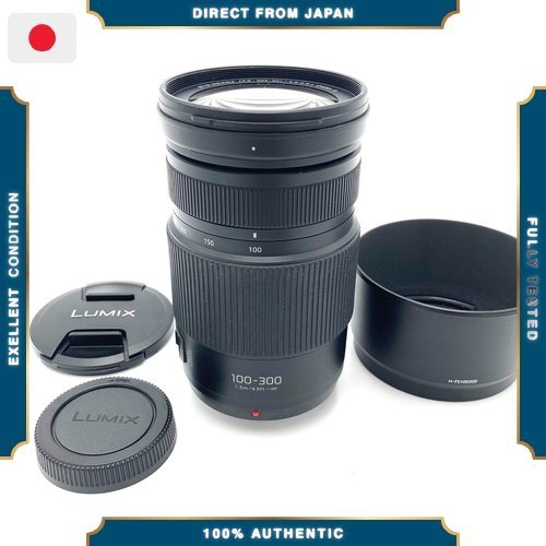 【Excellent】 เลนส์ซูมเทเลโฟโต้  Lumix G Vario 100-300mm F4.0-5.6 II สำหรับกล้อง Micro Four Thirds พร้