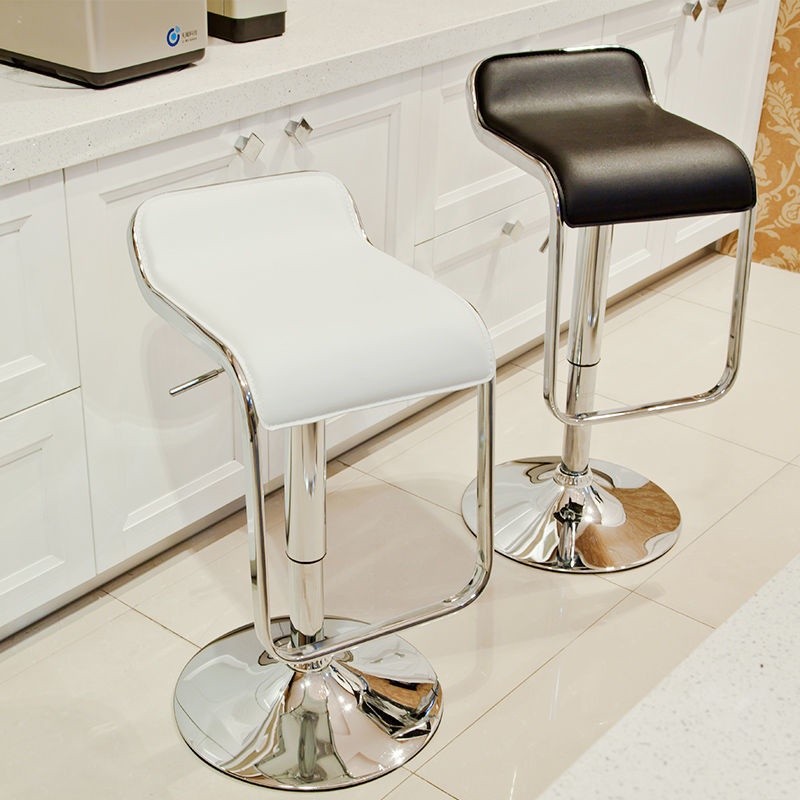 Bar chair home chair modern minimalist high stool front desk high bar stool Nordic backrest stool li