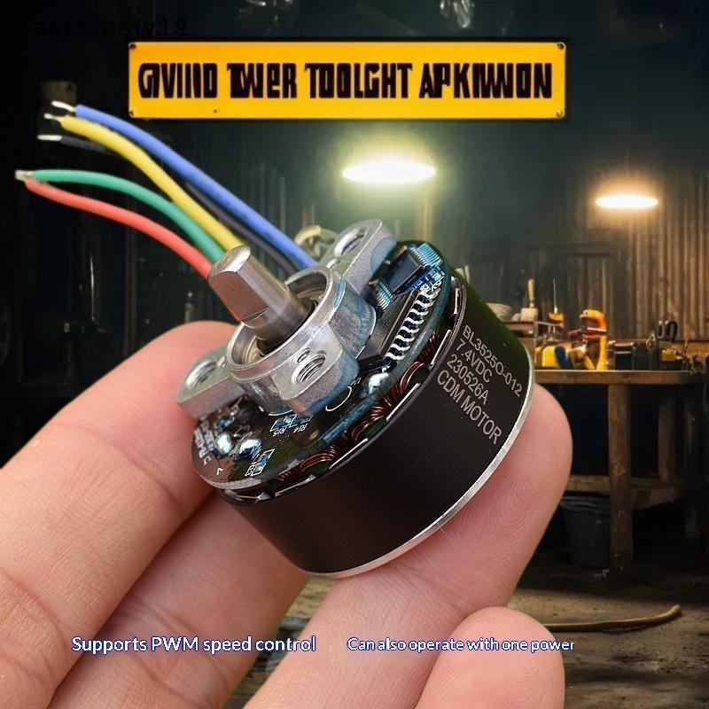 TA 1 ชิ้น 35 มิลลิเมตร BLDC มอเตอร์ไร้แปรงพร้อมไดร์เวอร์มอเตอร์ไฟฟ้า BL3525O DC7.4V 3200RPM แรงบิดขน