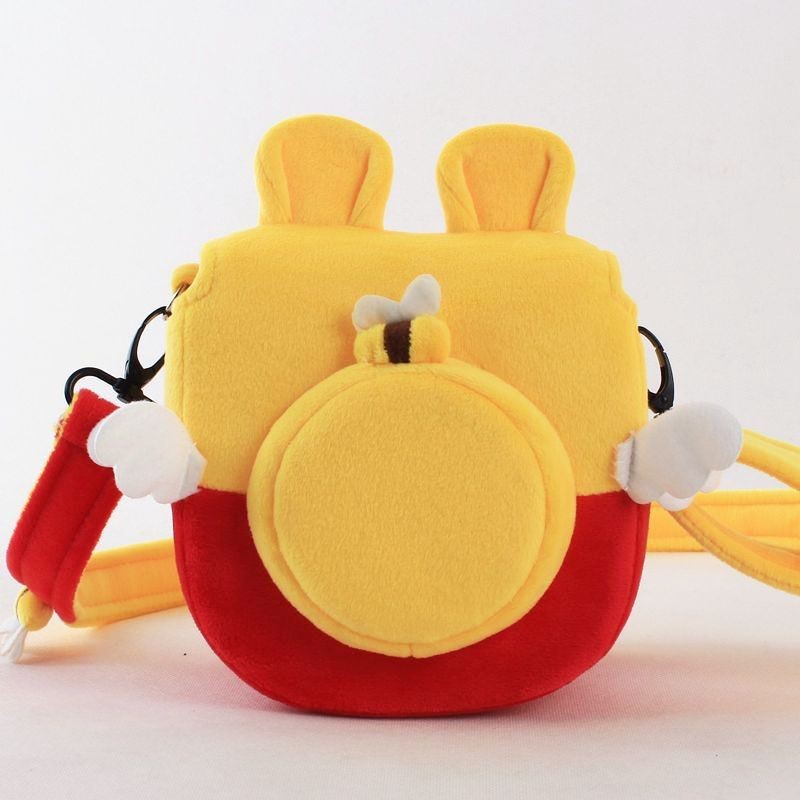 กระเป๋ากล้องโพลารอยด์น่ารัก MINI25 MINI11 MINI8 SQ20 MINI9 เคสป้องกัน Plush Diagonal M251213