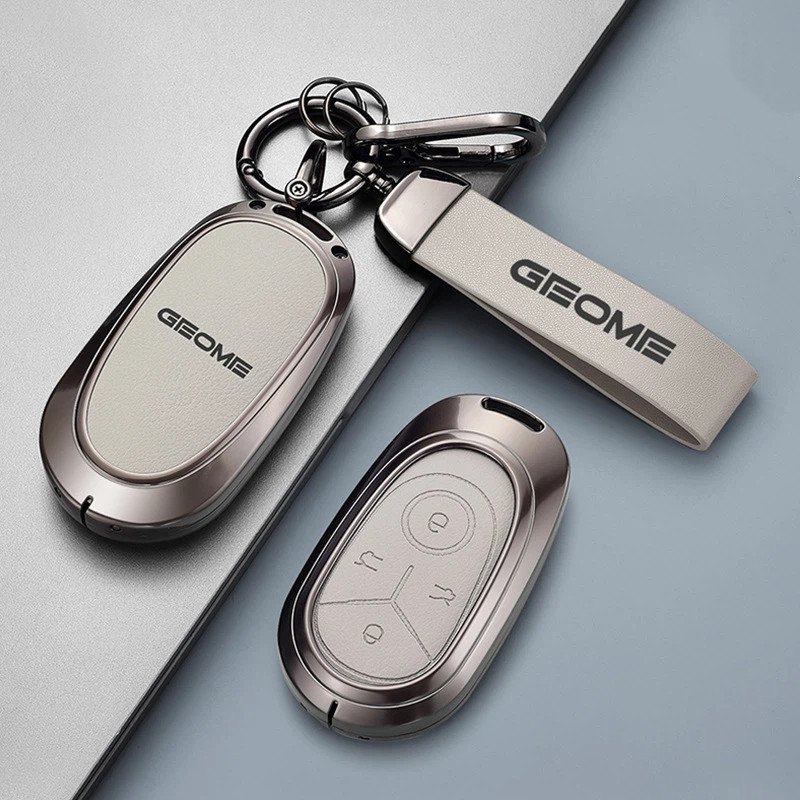 Geely EX2 เคสกุญแจ ปลอกกุญแจรถ GEELY Star Wish Geely Geome Geely EX2 EV Geely พวงกุญแจรถ ที่ใส่กุญแจ