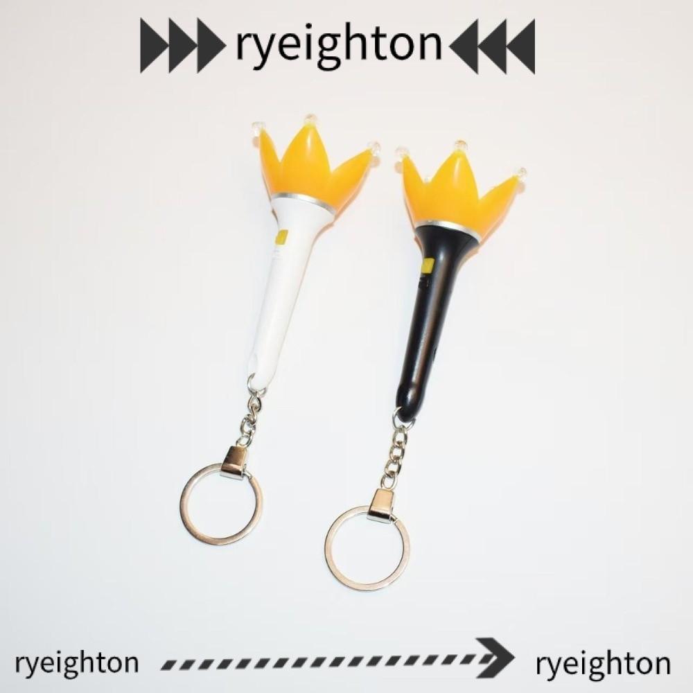 RYEIGHTON Bigbang Lightstick,แบบพกพาสีดําสีขาวKpop Lightstick,แฟชั่นMini Crown Shape Support Stickให