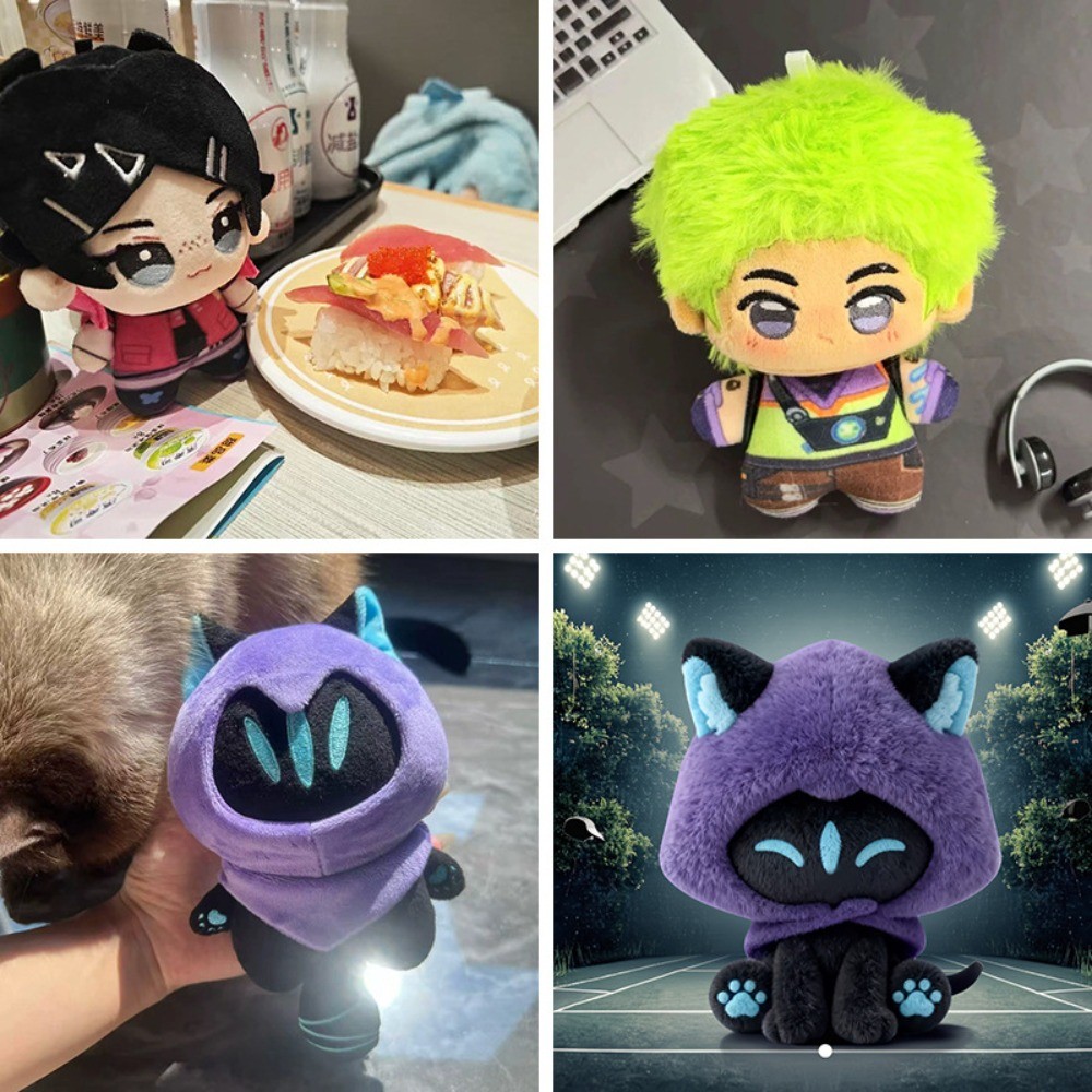 Valorant Collection - ตุ๊กตาผ้ากํามะหยี่ Omen Cat Edition พวงกุญแจ และเครื่องประดับแขวน - อนาคต Jett