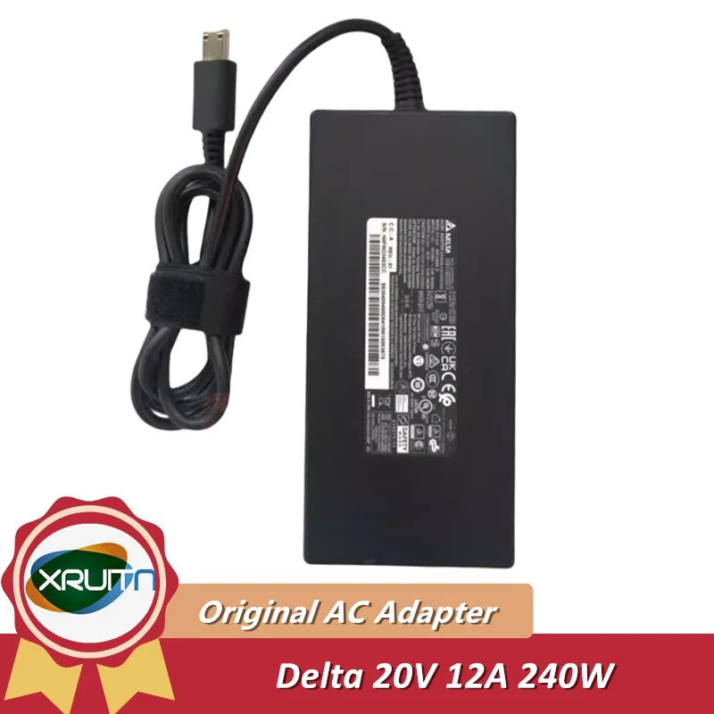 Delta ADP-240EB D อะแดปเตอร์แล็ปท็อป 20V 12A 240W สําหรับ MSI GE66 Dragonshield 11UE 11UG MS-1543 St