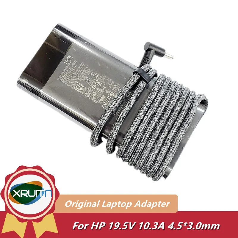 ของแท้สําหรับ HP ZBook OMEN Studio Fury G8 16 G9 แล็ปท็อปชาร์จ 19.5V 10.3A 200W อะแดปเตอร์ AC TPN-DA