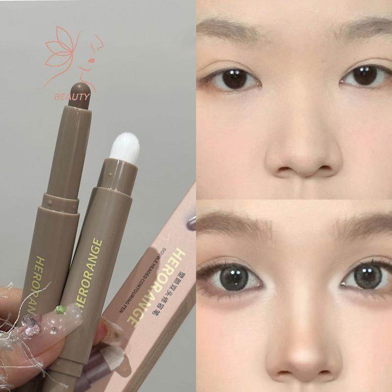 [maybeauty] Highlighting & Bronzer Stick: Long Lasting Corrector With Brush, ปากกาคอนซีลเลอร์ Bright