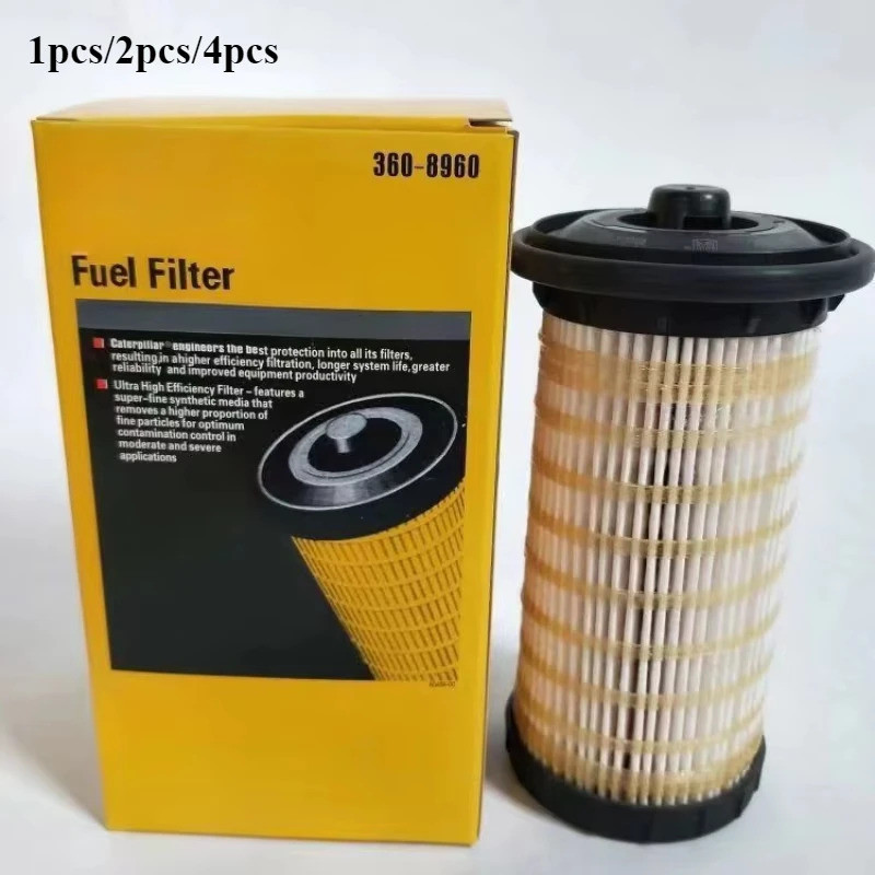 รถขุด 360-8960 ตัวกรองเชื้อเพลิงเครื่องยนต์สําหรับ Carter 320D2/323D/324D/M315D2/320GC/313D2GC