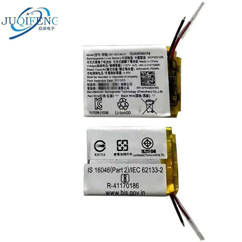 แบตเตอรี่นาฬิกา Garmin Venu SQ2 แบตเตอรี่สมาร์ทวอทช์ รหัส 361-00136-21 (205mAh) อะไหล่เปลี่ยน